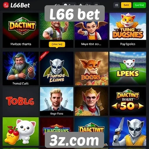 Estudo sobre a diversidade de jogos no L66 bet