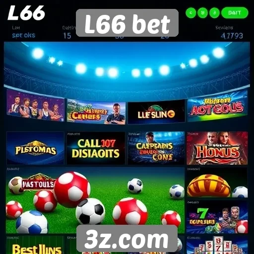 Avaliação das opções de jogos disponíveis no L66 bet
