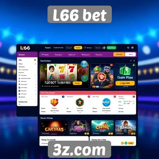 Interface de usuário do L66 bet é intuitiva