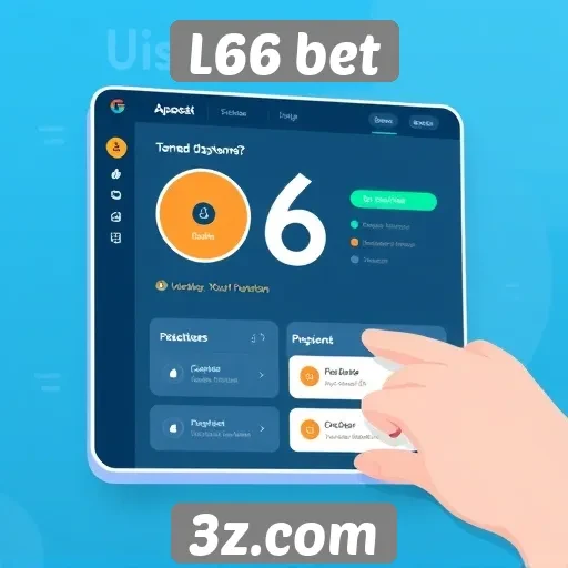 A interface do usuário no L66 bet